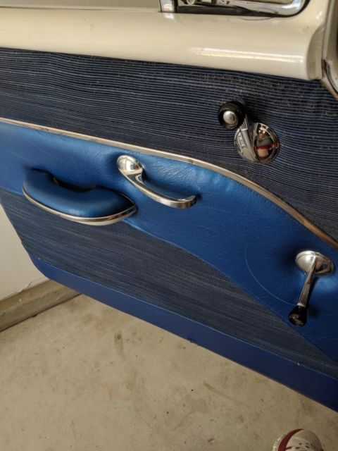 1955 Blue Chevrolet Bel Air/150/210