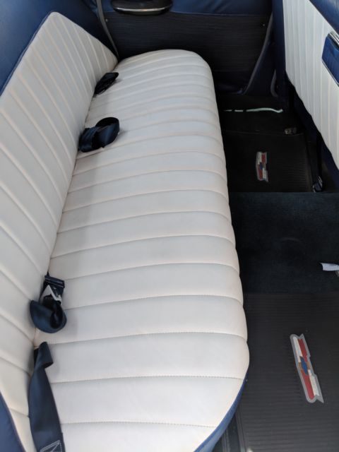 1955 Blue Chevrolet Bel Air/150/210
