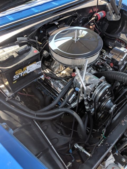 1955 Blue Chevrolet Bel Air/150/210