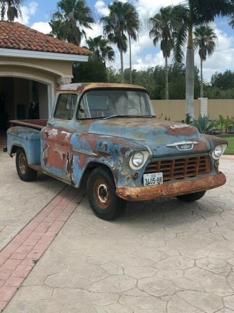 1955 Blue Chevrolet Other Pickups Cab & Chassis