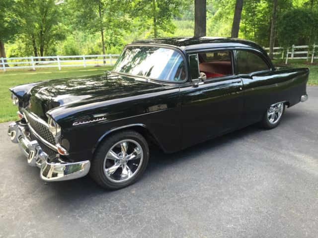 1955 Black Chevrolet Bel Air/150/210 Cab & Chassis