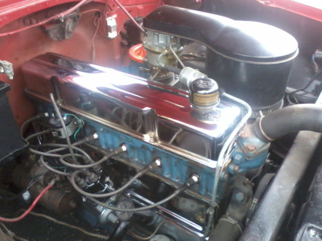 1955 Red Chevrolet Bel Air/150/210 4 Dr