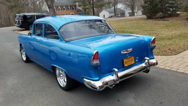 1955 Blue Chevrolet Bel Air/150/210 2 Door