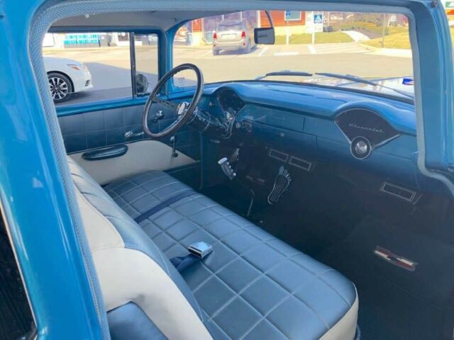 1955 Blue Chevrolet Bel Air/150/210 2 Door