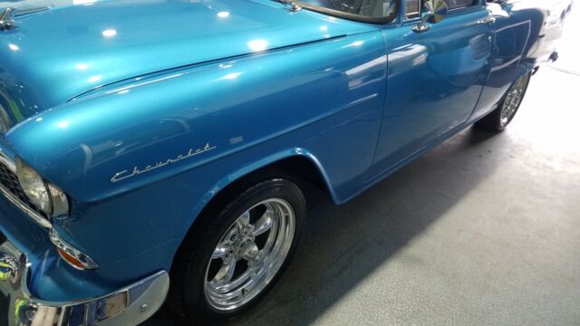 1955 Blue Chevrolet Bel Air/150/210 2 Door