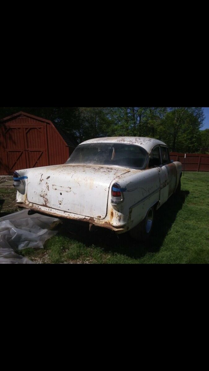 1955 White Chevrolet 150