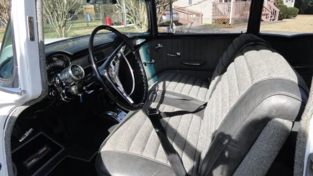 1955 Red Chevrolet Bel Air/150/210 Coupe