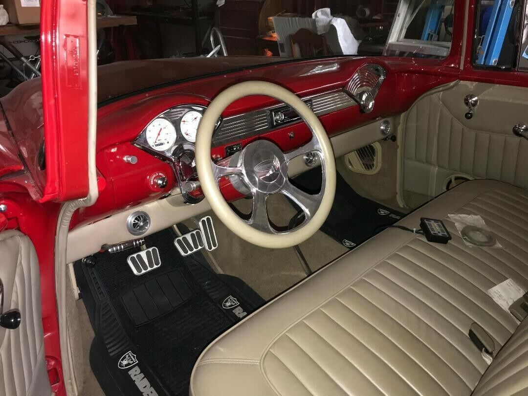 1955 Red Ford Mustang Wagon