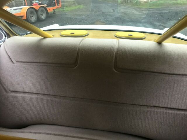 1955 Yellow and White Chevrolet 210 Post Coupe