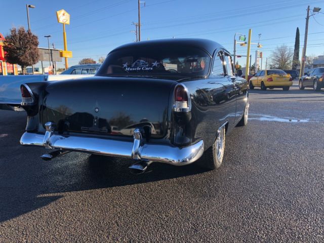 1955 Black Chevrolet Bel Air/150/210 Coupe