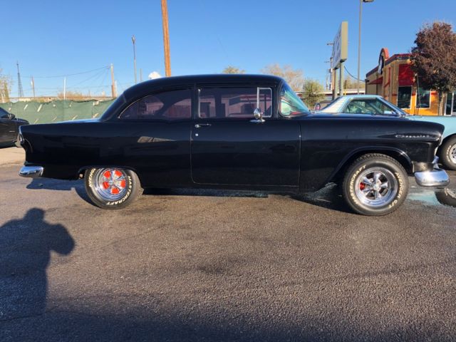 1955 Black Chevrolet Bel Air/150/210 Coupe