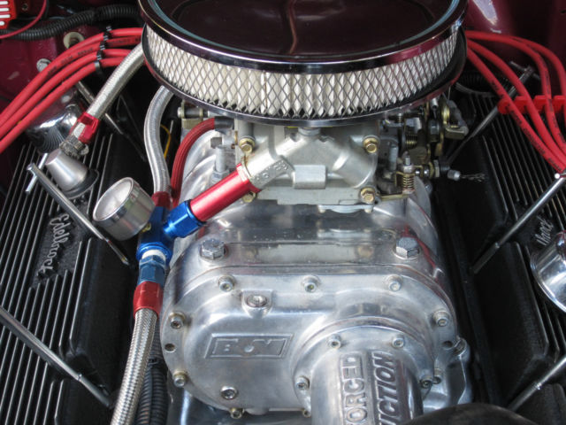 1955 Red Chevrolet Bel Air/150/210 Wagon