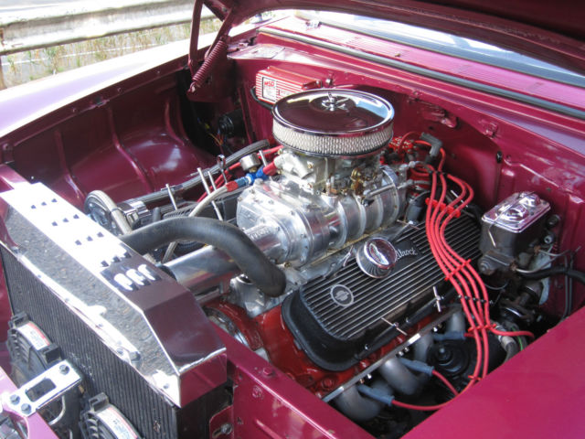 1955 Red Chevrolet Bel Air/150/210 Wagon