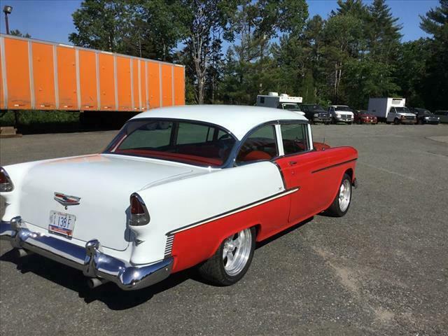 1955 Red Chevrolet 2 Dr Sedan 2 Dr Sedan