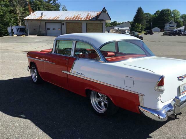 1955 Red Chevrolet 2 Dr Sedan 2 Dr Sedan