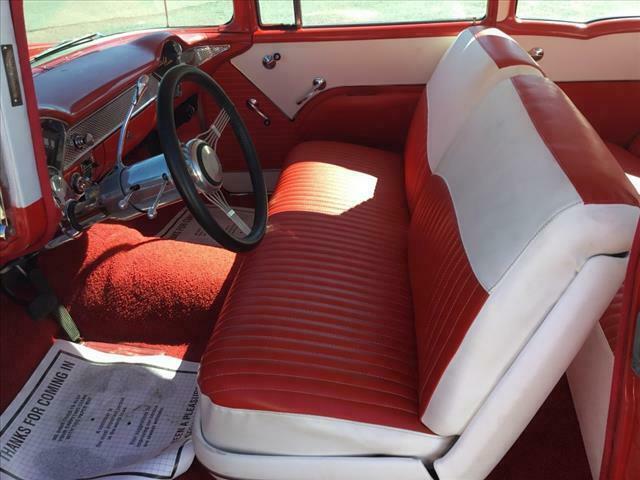 1955 Red Chevrolet 2 Dr Sedan 2 Dr Sedan