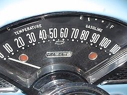 1955 Blue/white Chevrolet Bel Air/150/210 2 Door Sedan