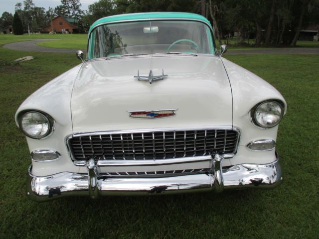 1955 Red Chevrolet Bel Air/150/210