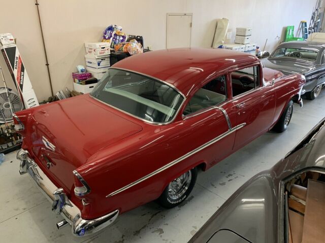 1955 CHERRY RED Chevrolet Bel Air/150/210 Sedan