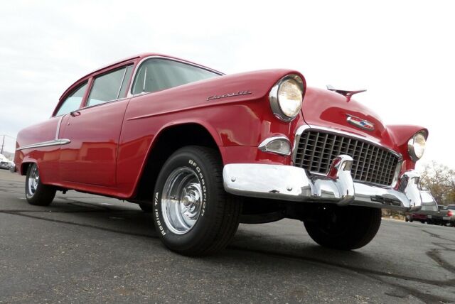1955 CHERRY RED Chevrolet Bel Air/150/210 Sedan