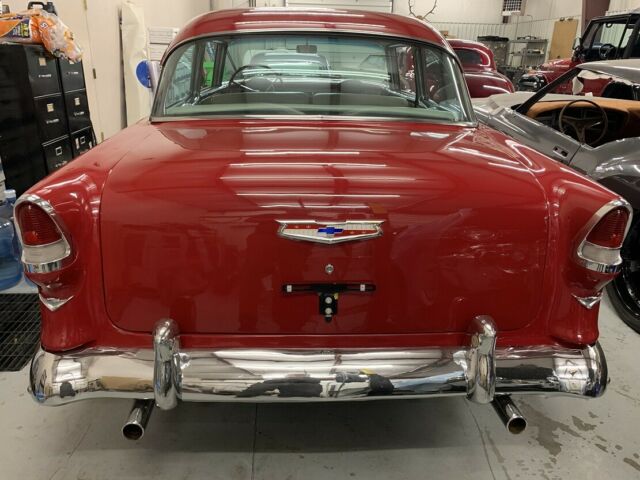 1955 CHERRY RED Chevrolet Bel Air/150/210 Sedan