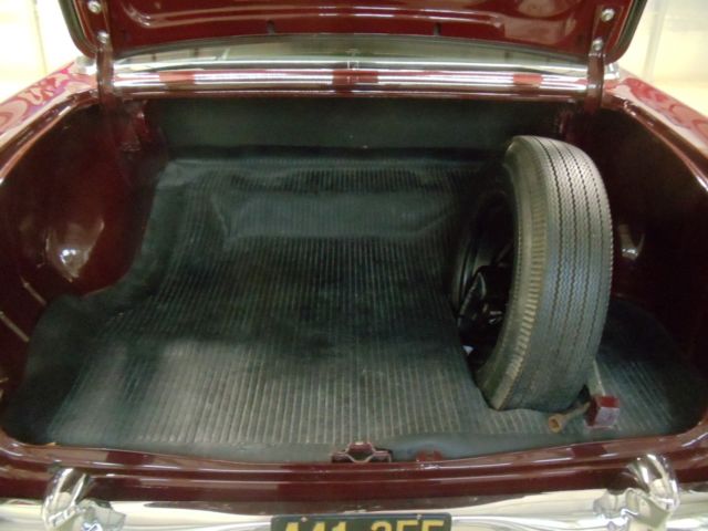 1955 Burgundy Chevrolet Bel Air/150/210 Sedan