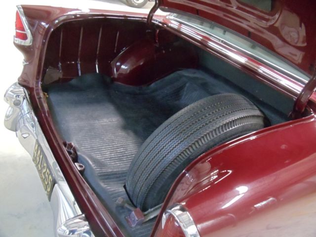 1955 Burgundy Chevrolet Bel Air/150/210 Sedan