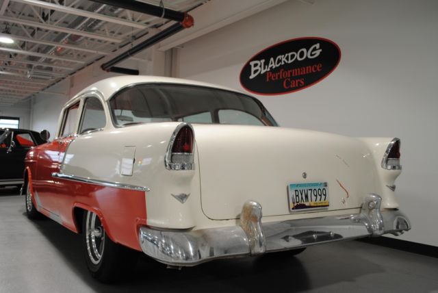 1955 Orange Chevrolet Bel Air/150/210 --