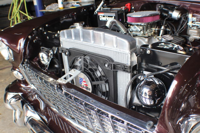 1955 Two Tone - Red, Cream Chevrolet Bel Air/150/210 Coupe