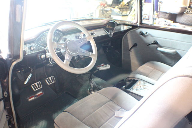 1955 Two Tone - Red, Cream Chevrolet Bel Air/150/210 Coupe