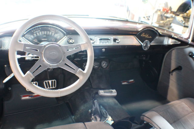 1955 Two Tone - Red, Cream Chevrolet Bel Air/150/210 Coupe
