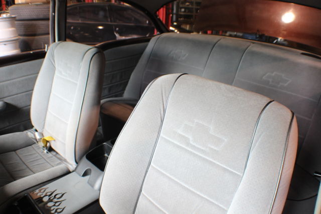 1955 Two Tone - Red, Cream Chevrolet Bel Air/150/210 Coupe