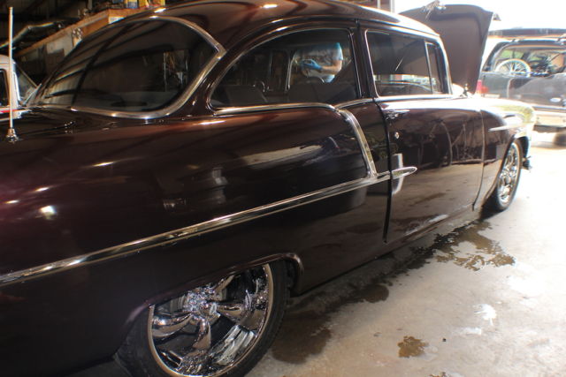 1955 Two Tone - Red, Cream Chevrolet Bel Air/150/210 Coupe