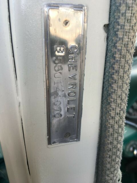 1955 Green Chevrolet Bel Air/150/210 Sedan