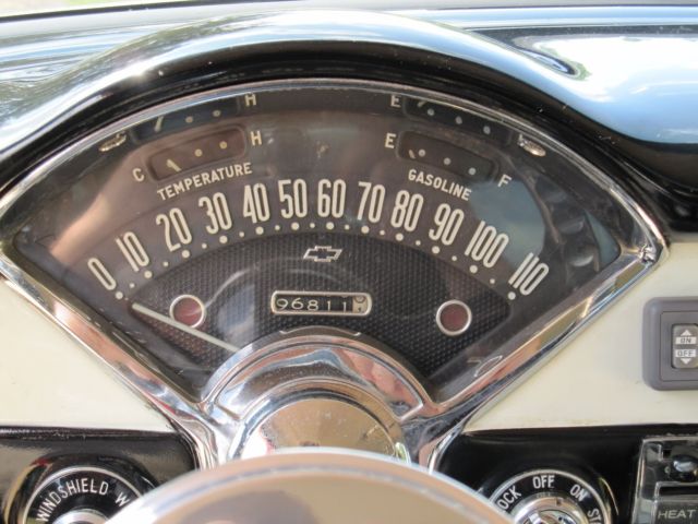 1955 Gypsy Red/India Ivory Chevrolet Bel Air/150/210 Sedan
