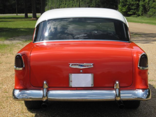 1955 Gypsy Red/India Ivory Chevrolet Bel Air/150/210 Sedan