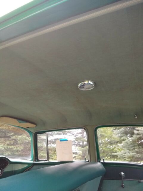 1955 Green Chevrolet Bel Air/150/210 Sedan