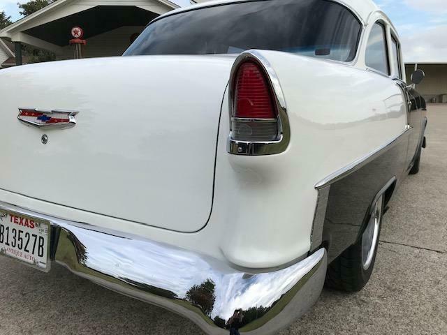 1955 Black/White Chevrolet Bel Air/150/210 Coupe
