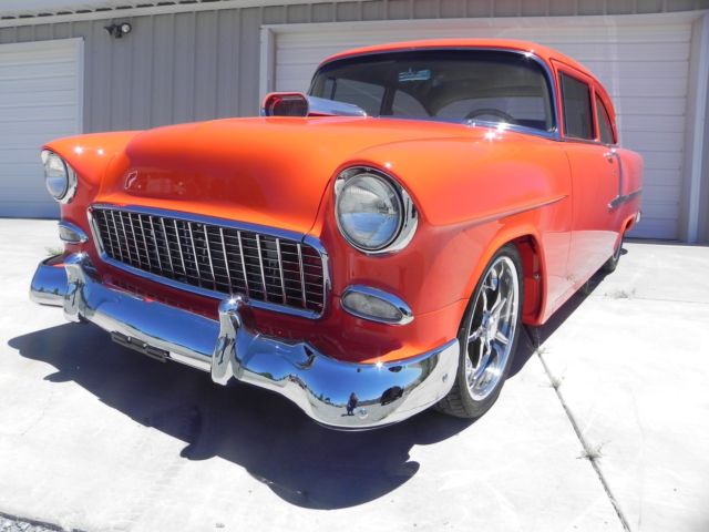 1955 Hugger Orange Chevrolet Bel Air/150/210 Sedan