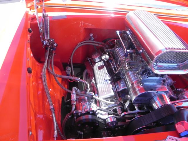 1955 Hugger Orange Chevrolet Bel Air/150/210 Sedan