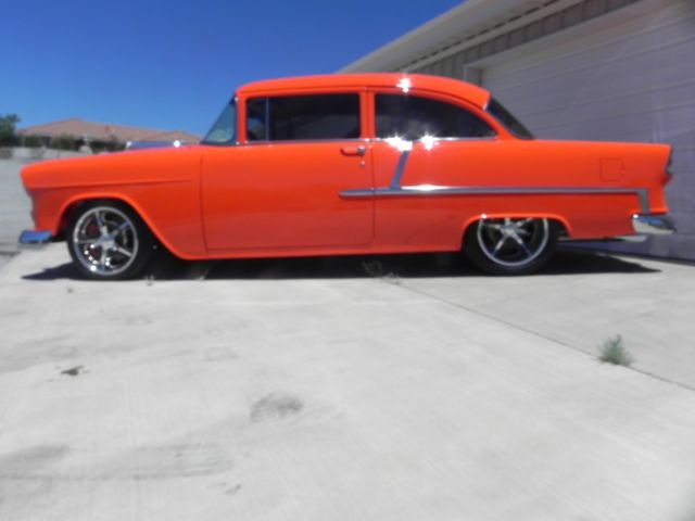 1955 Hugger Orange Chevrolet Bel Air/150/210 Sedan