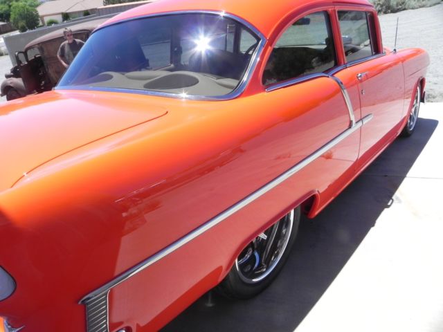 1955 Hugger Orange Chevrolet Bel Air/150/210 Sedan