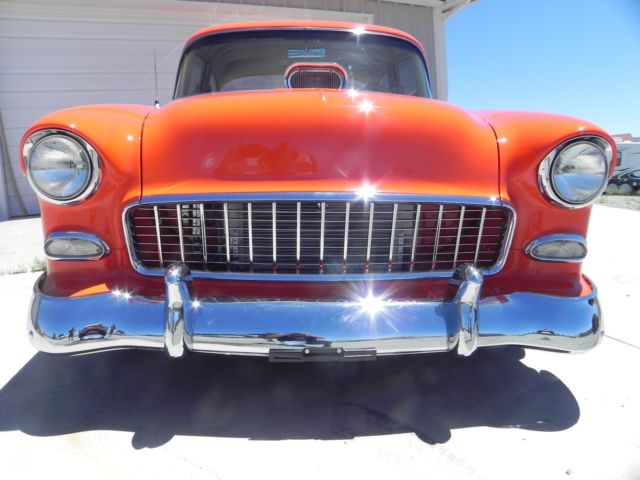 1955 Hugger Orange Chevrolet Bel Air/150/210 Sedan