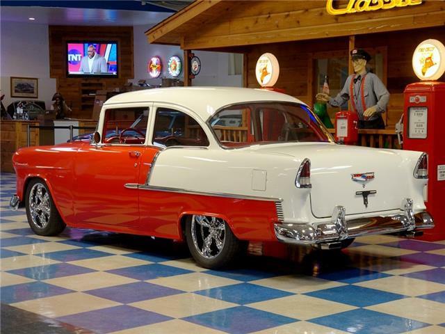 1955 Red Chevrolet Bel Air/150/210 --