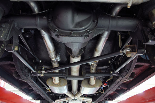 1955 Nissan Red Chevrolet Bel Air/150/210 Sedan