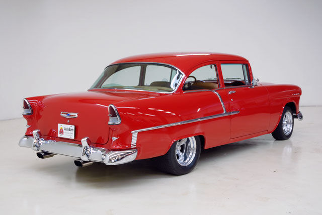 1955 Nissan Red Chevrolet Bel Air/150/210 Sedan