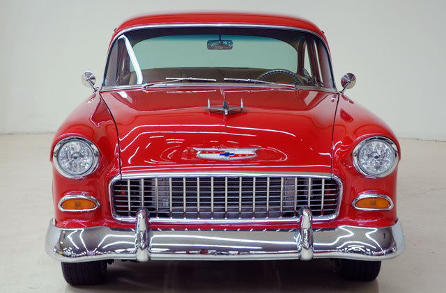 1955 Nissan Red Chevrolet Bel Air/150/210 Sedan