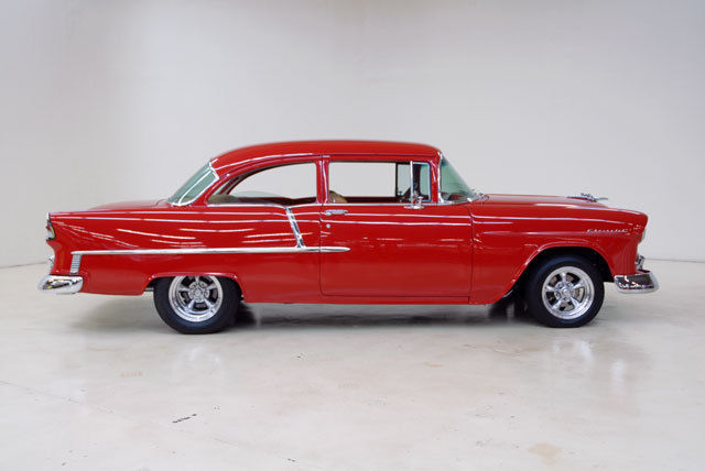 1955 Nissan Red Chevrolet Bel Air/150/210 Sedan