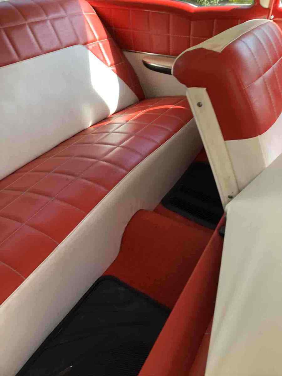 1955 Red Chevrolet 210 Sedan