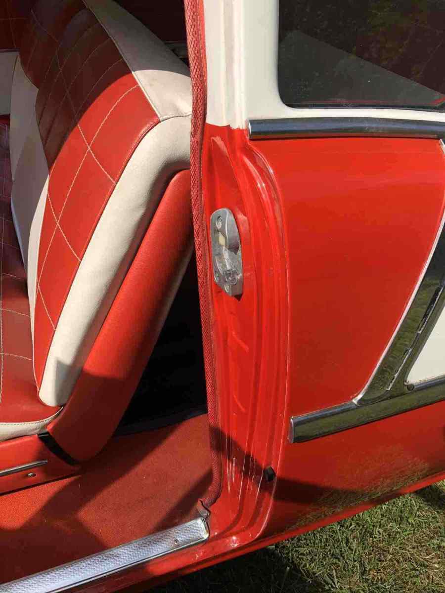1955 Red Chevrolet 210 Sedan